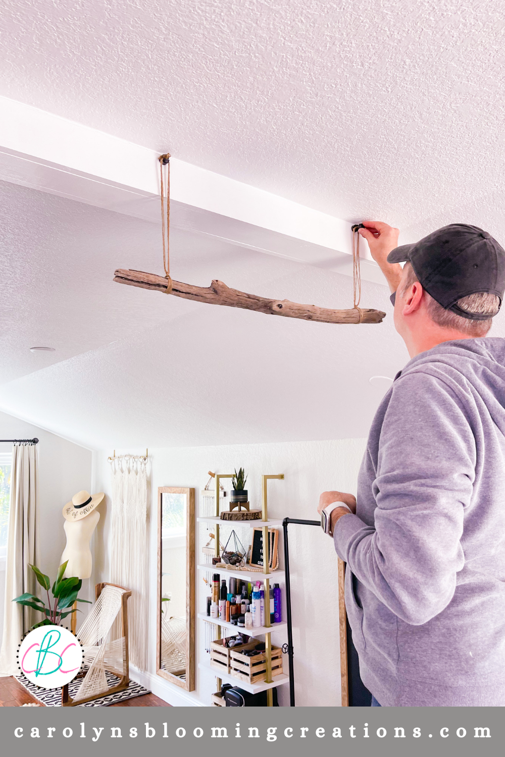 Driftwood hanging light deals